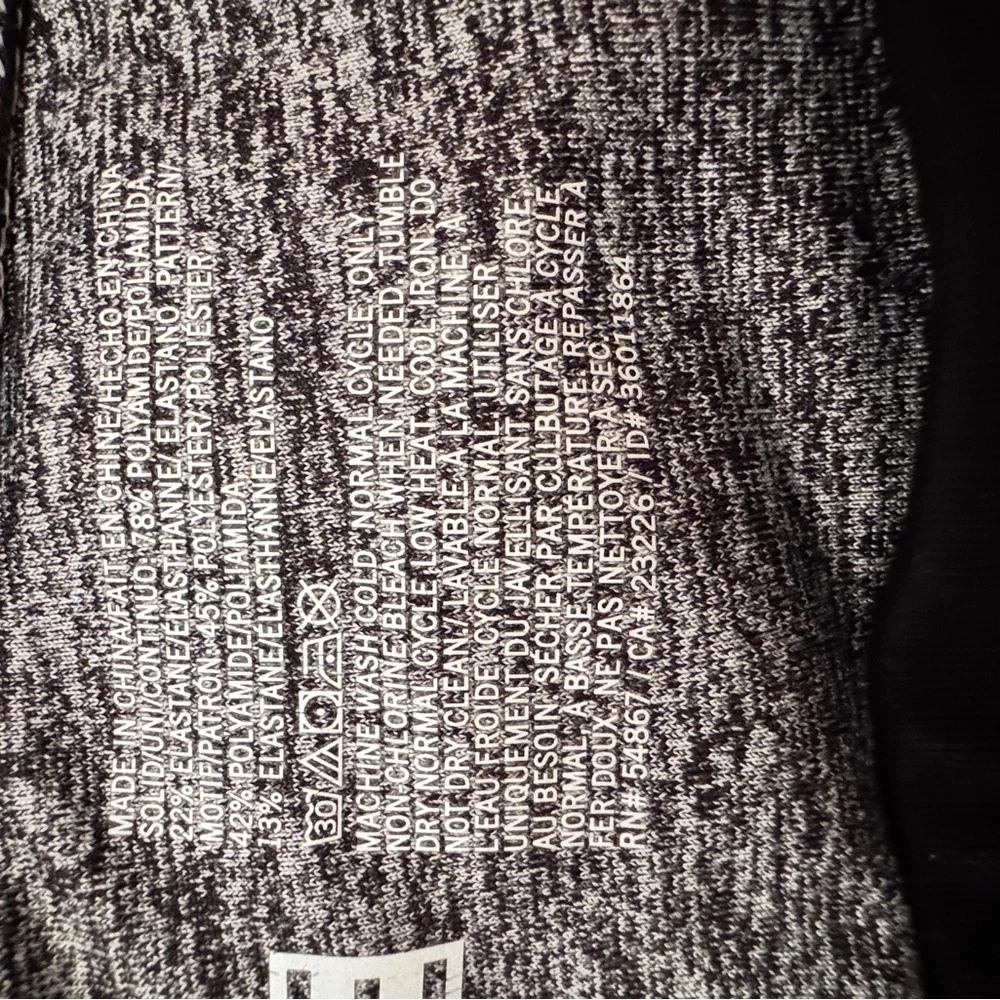 PINK Victoria's Secret Gray and Black Jogger Sweatpants dance pants sz M pockets